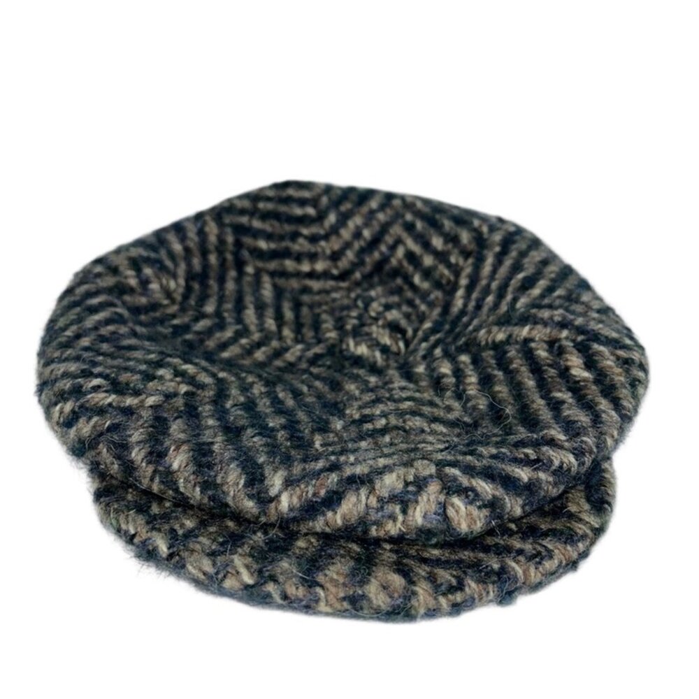 Jonathan Richard Worth & Worth Tweed Irish Classic Newsboy wool cap hat 6 7/8 56